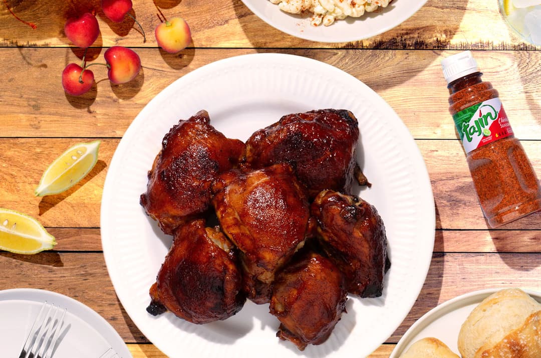 Tajín Chipotle BBQ Chicken Thighs
