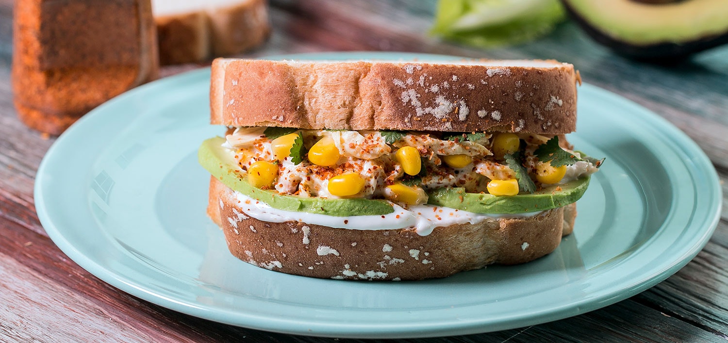 Chicken Salad Sandwich with Avocado