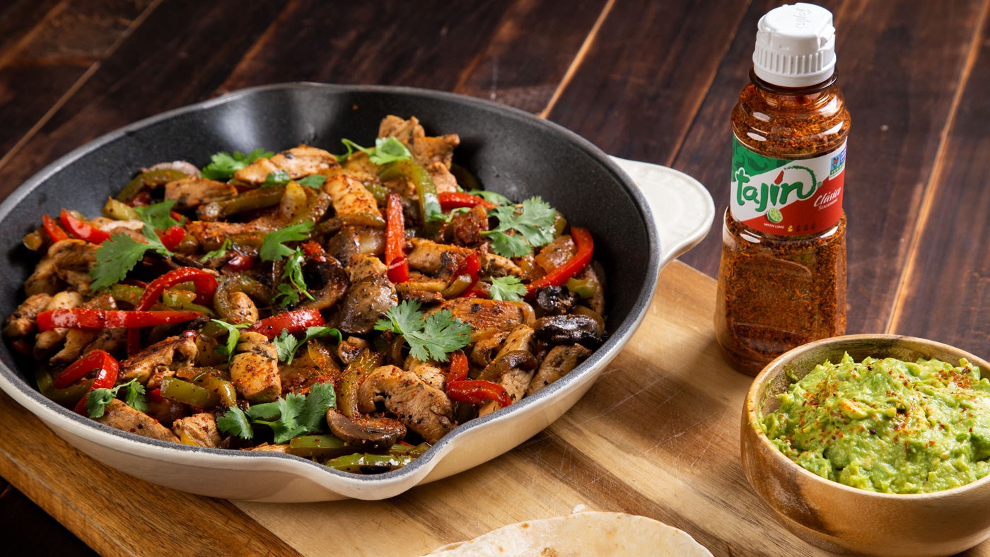 GEGRILLTE STEAK-FAJITAS MIT TAJÍN-KRUSTE