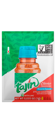 Tajin Clásico Reducido en Sodio - Bajo en Sodio - Sachet 0.035oz