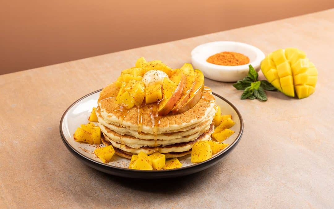 Tajín® Mango Pancakes